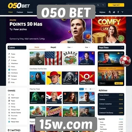 Experiência do usuário no site 050 BET